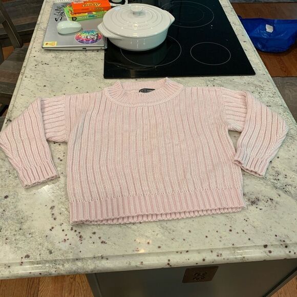 Vintage Kitty Hawk Pink Acrylic Sweater sz S - Picture 1 of 4